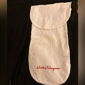 Salvatore Ferragamo fold over dust bag all cotton 🌺❤️